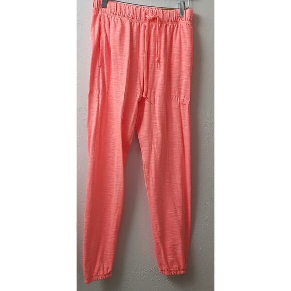Victoria's Secret Pink Jogger Sweatpants Salmon Sz S/P‎ - Picture 1 of 12